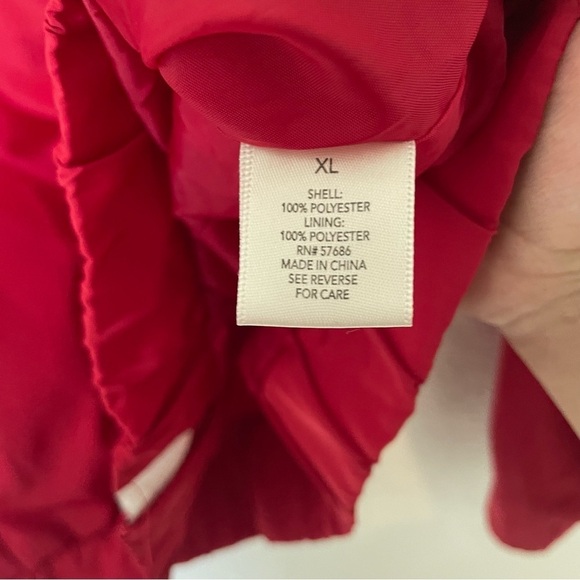 Outer Edge woman’s Red and Navy 80s jacket size XL windbreaker street wear - Picture 6 of 10